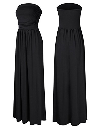 carinacoco Mujeres Vestidos Verano Largo de Envuelto Pecho con Florales Impresa Vestido Coctel Fiesta Noche y Playa Vacation (S, i Color 18)