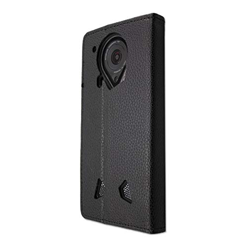 Casco para Crosscall Trekker-X4, Bookstyle-Case Funda Protectora a Prueba de Golpes para Smartphone (Carcasa de Color Negro)