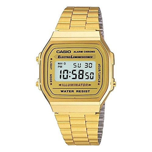 Casio Collection A168WG-9EF, Reloj Unisex, Oro