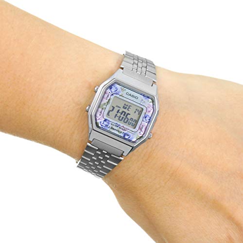 Casio Collection LA680WEA-4CEF Reloj de pulsera para Mujer, Plateado