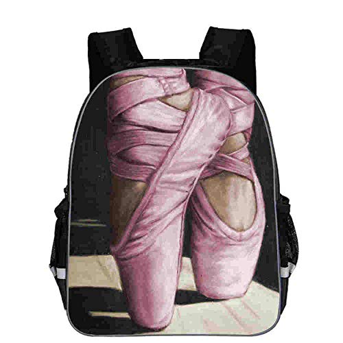 Casual Student Ballet Schoolbag Cartoon Fashion 3D Printing Burden Travel Backpack-G