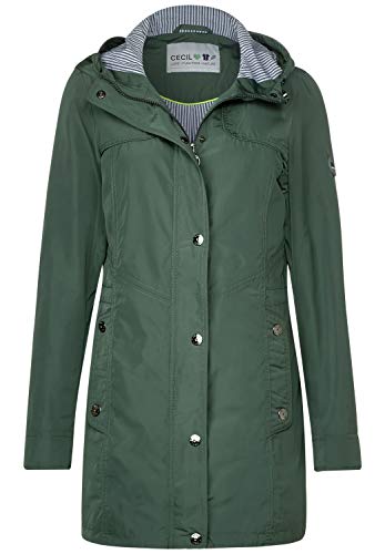 Cecil 100609 Abrigo de lana, Pastel Green, Medium para Mujer