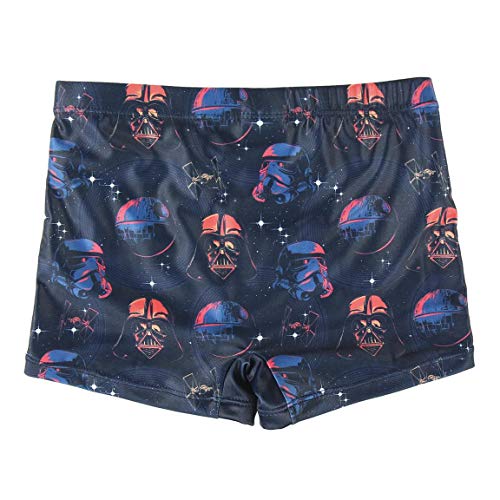 CERDÁ LIFE'S LITTLE MOMENTS Boxers Bañador Natacion Niño de Star Wars-Darth Vader, Soldado Imperial y La Estrella de La Muerte-Licencia Oficial, Negro, 8 Años para Niños