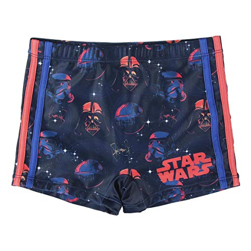 CERDÁ LIFE'S LITTLE MOMENTS Boxers Bañador Natacion Niño de Star Wars-Darth Vader, Soldado Imperial y La Estrella de La Muerte-Licencia Oficial, Negro, 8 Años para Niños