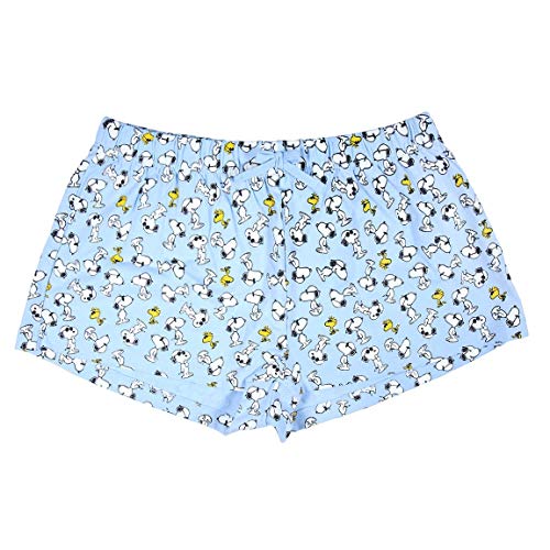 Cerdá Pijama Mujer Corto Snoopy de Color Blanco Juego, M Unisex Adulto
