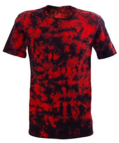 Chameleon Clothing Camiseta Tie Dye Festival Red Scrunch