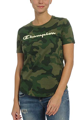 Champion Camiseta para mujer 112482 F19 GL515 BZG/Allover multicolor M
