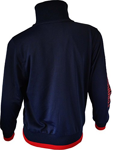 Chaqueta del Barça para hombre, con cremallera, Colección oficial FC Barcelona, Talla adulto, Hombre, azul marino, medium