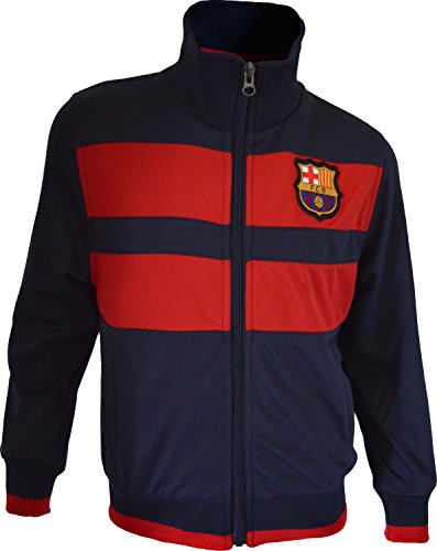 Chaqueta del Barça para hombre, con cremallera, Colección oficial FC Barcelona, Talla adulto, Hombre, azul marino, medium