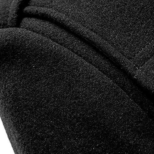 Chaqueta Hombre Vaquera,Abrigo Terciopelo,Abrigo Felpa Hombre,Capa Hombre Invierno Elegante,Chaquetas Hombre Invierno Deporte,Negro,L