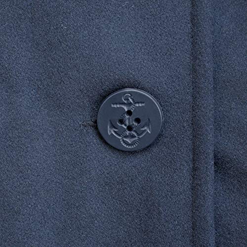 Chaqueta Navy Pea de color azul marino, de invierno azul M