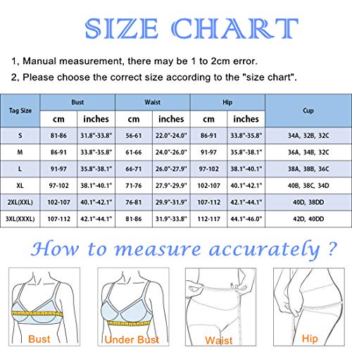 ChayChax Traje de Baño de Una Pieza para Mujer Push Up Monokini Acolchado Elegante Malla Traje de Natación Playa Piscina, Negro 1, Talla M