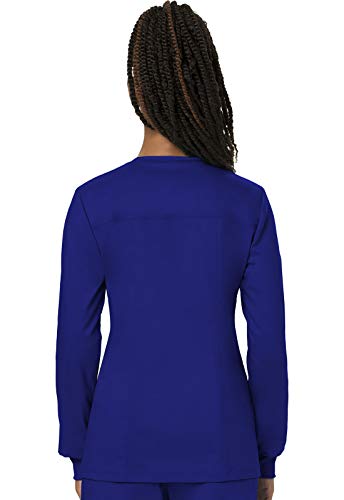 Cherokee Chaqueta de calentamiento frontal a presión para mujer - azul - Small