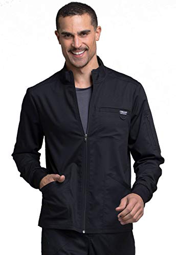 Cherokee WW Revolution WW320 Men's Zip up Solid Scrub Jacket
