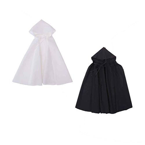 chiwanji Capa con Capucha Ropa Femenina Escala 1/6 Hecha a Mano para Phicen (2 Paquetes)