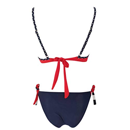 Cinnamou Trajes de Baño de Tres Piezas para Mujer/Bikinis Mujer 2019 Push Up con Relleno/Conjunto Ropa de Baño de Tops de Bikini y Tangas