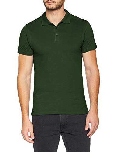 Clique Classic Lincoln Polo Camisa, Verde (Verde Botella), M para Hombre