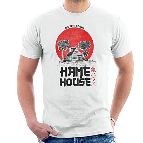 Cloud City 7 Kame House Sunset Silhouette Dragon Ball Z Men's T-Shirt