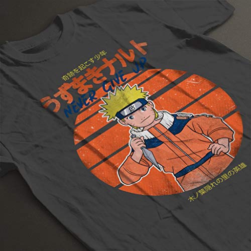 Cloud City 7 Never Give Up Naruto Kid's T-Shirt