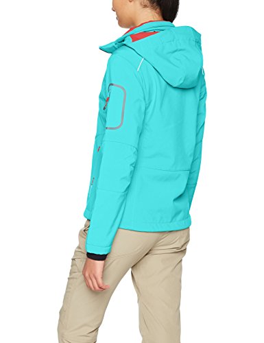 CMP Softshell Chaqueta, Mujer, Turquesa (Curacao/Bitter), 2XL (Talla Fabricante: 52)