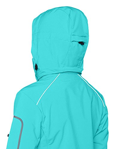 CMP Softshell Chaqueta, Mujer, Turquesa (Curacao/Bitter), 2XL (Talla Fabricante: 52)