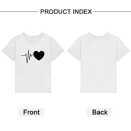 CMTOP Camisetas Mujer Manga Corta Cuello Redondo Camisa Suelta Top Casual para Verano