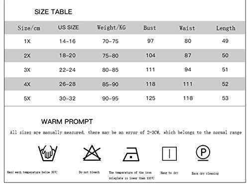 CNBPLS Pijama De La Mujer De Moda Costura Impresos U-Cuello hacia Atrás Más El Tamaño De Servicio Local Abierto Traje De Dos Piezas,Color,1X