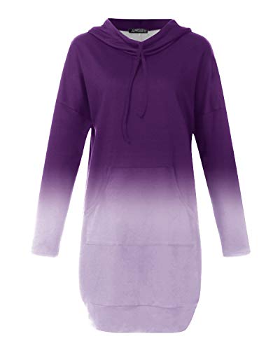 CNFIO Sudadera Mujer Sport Hoodie Otono-Invierno Chaqueta Polar Mujer Pullover Tops Manga Larga