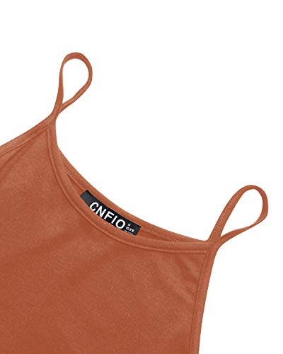 CNFIO - Vestido de verano/de playa largo y elegante para mujer. Sin mangas y liso