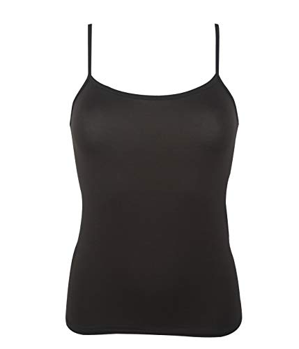 Colkor Camiseta de Tirantes para Mujer, Top Sport, Talla única -Marron