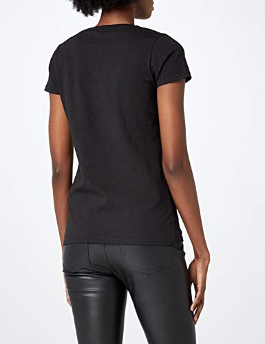 Collectors Mine - Camiseta de Batman con cuello redondo de manga corta para mujer, talla 36, color negro