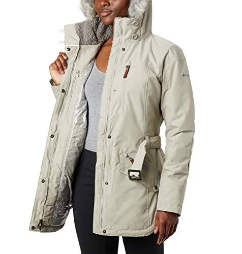 Columbia Carson Pass II, Chaqueta impermeable, Mujer, Azul oscuro(Nocturnal), Talla M