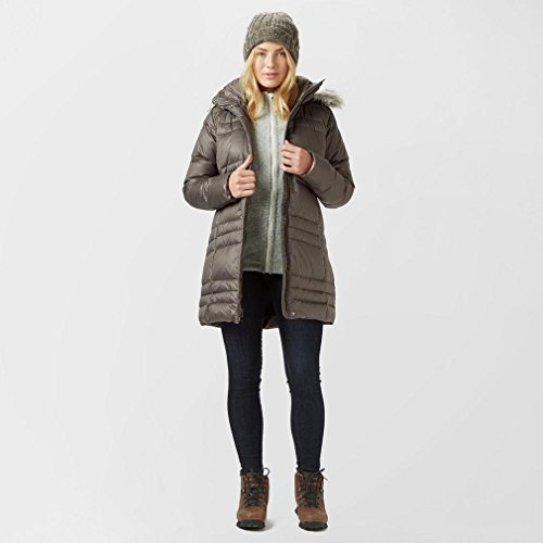 Columbia Chaqueta larga para mujer, Mercury Maven IV Mid Jacket, Poliéster, Gris (Mineshaft), Talla S, 1557261