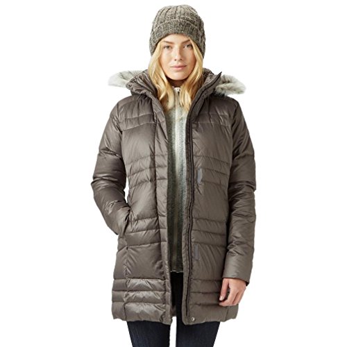 Columbia Chaqueta larga para mujer, Mercury Maven IV Mid Jacket, Poliéster, Gris (Mineshaft), Talla S, 1557261