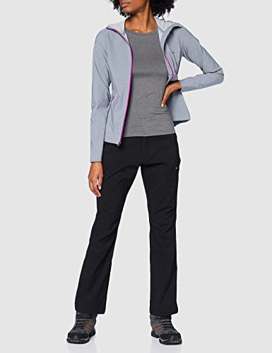 Columbia Heather Canyon Jacket Chaqueta Softshell con Capucha, Aislamiento térmico sintético Hi-Loft, Mujer, Grey Ash, L