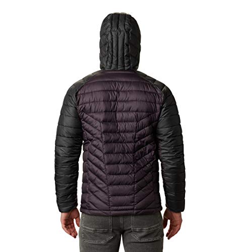 Columbia Horizon Explorer Chaqueta con Capucha, Hombre, Morado, Negro (Dark Purple, Shark), L