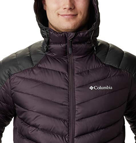 Columbia Horizon Explorer Chaqueta con Capucha, Hombre, Morado, Negro (Dark Purple, Shark), L