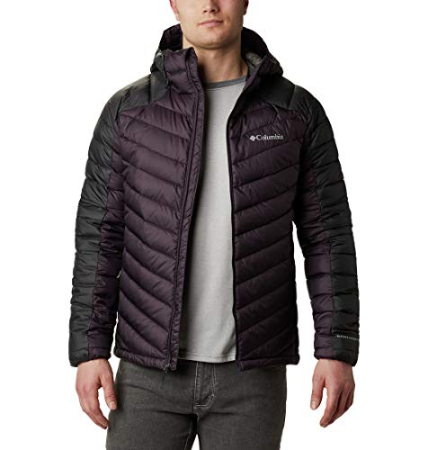 Columbia Horizon Explorer Chaqueta con Capucha, Hombre, Morado, Negro (Dark Purple, Shark), L