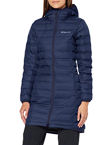 Columbia Lake 22, Chaqueta de plumas larga, Mujer, Azul oscuro(Nocturnal), Talla S