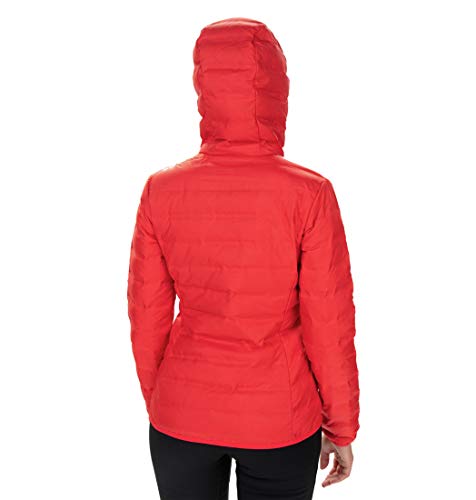 Columbia Lake 22 Chaqueta De Plumón con Capucha, Mujer, Rojo (Red Lily), S