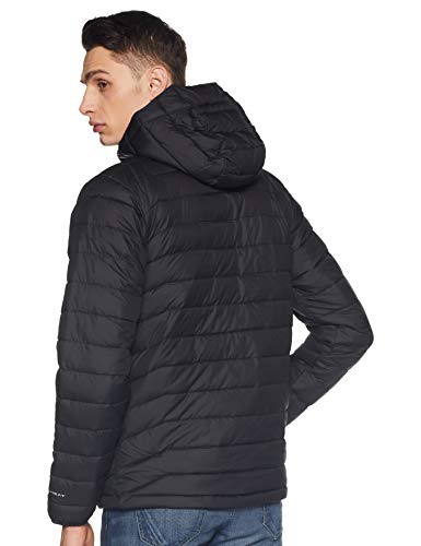 Columbia Powder Lite Chaqueta para Hombre, Negro, L