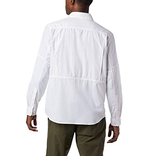 Columbia Silver Ridge 2.0 Camisa de manga larga para hombre,Blanco, L