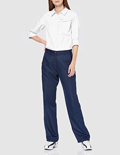 Columbia Silver Ridge 2.0 Camisa de manga larga para mujer, Blanco, XS