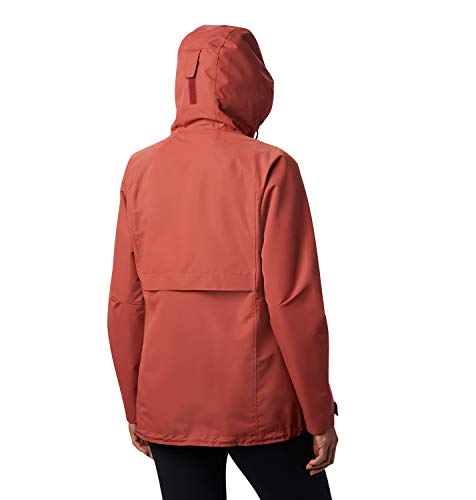Columbia South Canyon Chaqueta Impermeable, Mujer, Dusty Crimson, S