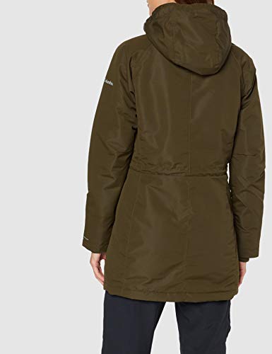 Columbia South Canyon Sherpa, Chaqueta impermeable forrada de Sherpa, Mujer, Verde (Olive Green) Talla S