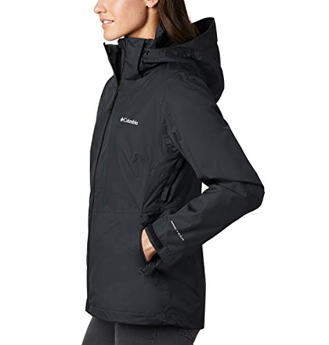 Columbia Windgates Chaqueta, Mujer, Negro, S