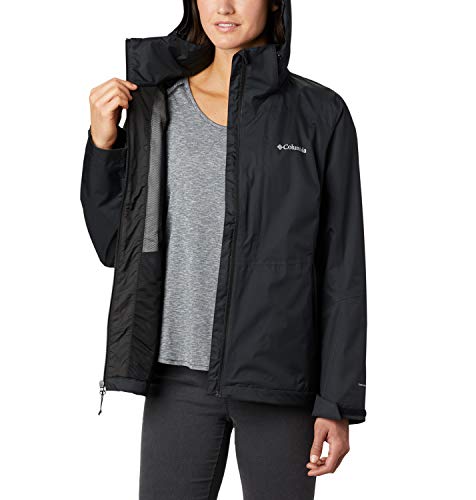 Columbia Windgates Chaqueta, Mujer, Negro, S