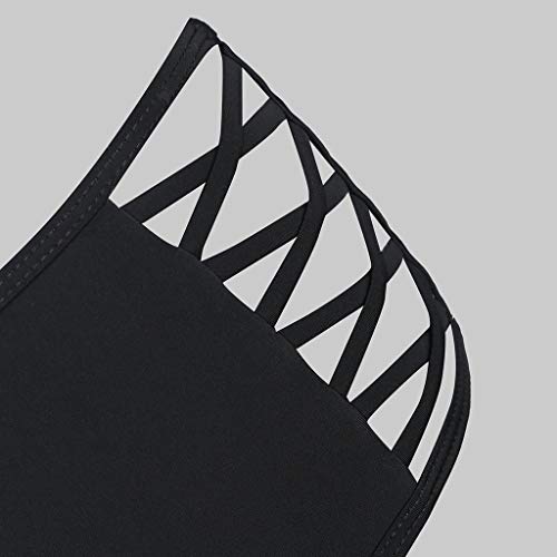 Conjunto de Bikini de Vendaje con Volantes y Cintura Alta con Estampado Floral para Mujer, Trajes de baño de Moda de Verano, Traje de baño Acolchado, Ropa de Playa, Traje de baño