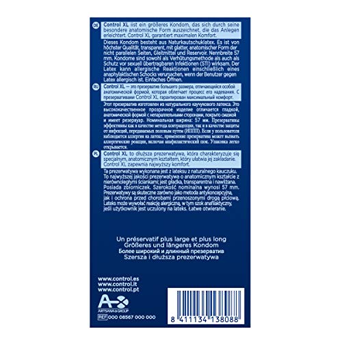 Control Preservativos XL - 24 unidades
