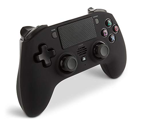 Controlador inalámbrico FUSION Pro para PlayStation 4 - Gamepad PS4, controlador Bluetooth PS4, motores de vibración dual, panel táctil, con licencia oficial de Sony Europe para PlayStation 4